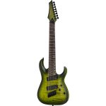 Elektrische gitaar review Harley Benton MultiScale-8 QEB