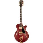 Elektrische gitaar review DAngelico DLX SS Barit. Satin Trans Wine