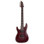 Elektrische gitaar review Schecter Omen Extreme-7 LH BKCH