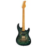Elektrische gitaar review Larry Carlton S10 HSS Transparent Green