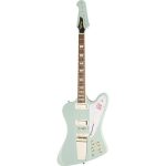 Elektrische gitaar review Epiphone 1963 Firebird V Frost Blue