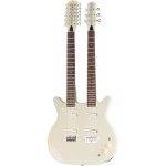 Elektrische gitaar review Danelectro Doubleneck 612 White