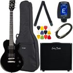 Elektrische gitaar review Harley Benton SC-200BK DNAFX AmP20 Set