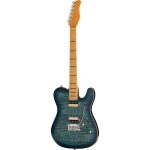 Elektrische gitaar review Larry Carlton T7 FM Transparent Blue New Gen