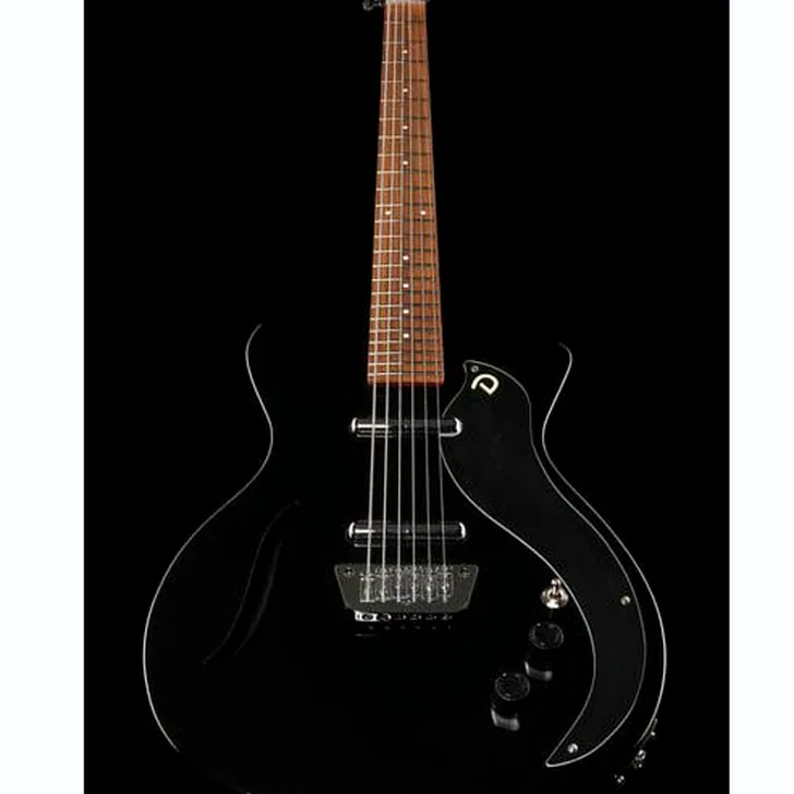 Elektrische gitaar review Danelectro 56 Vintage Baritone Black