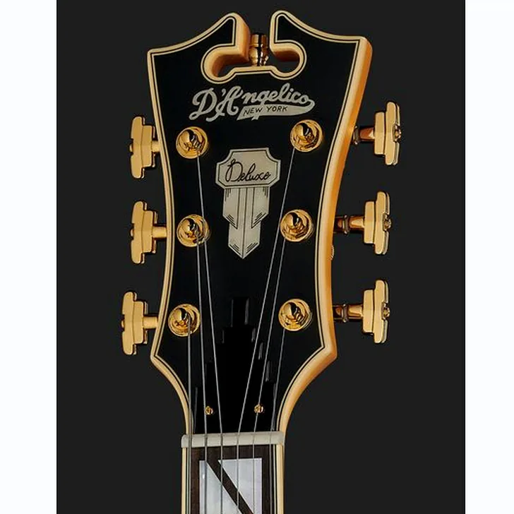 Elektrische gitaar review DAngelico Deluxe DC Satin Honey