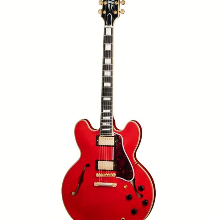 Elektrische gitaar review Epiphone 1959 ES-355 Cherry Red VOS