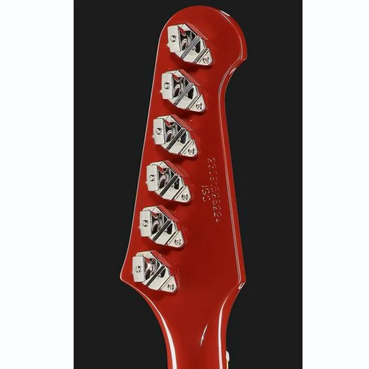 Elektrische gitaar review Epiphone 1963 Firebird V Ember Red