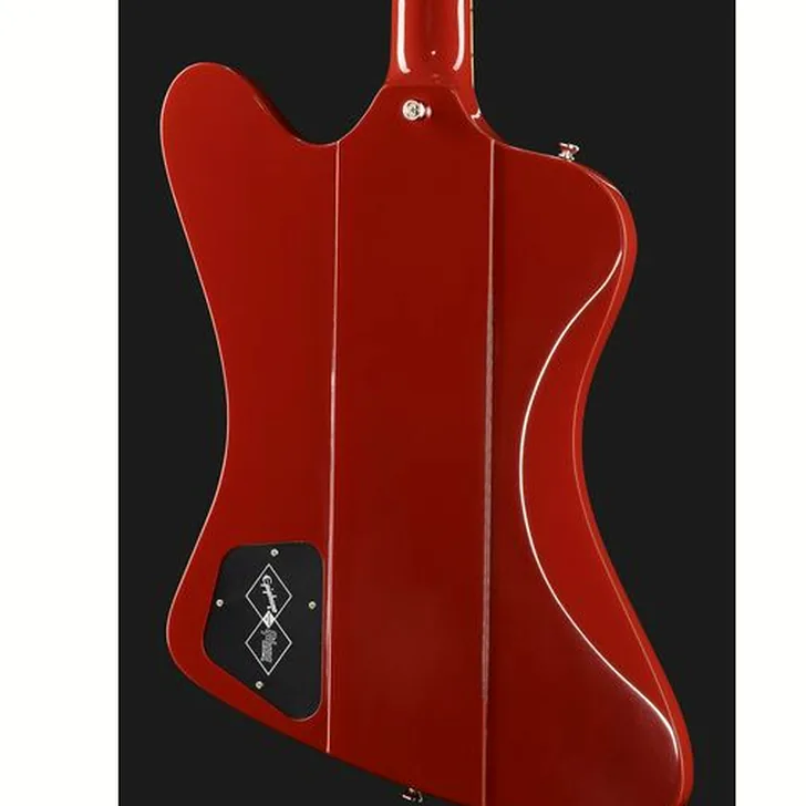 Elektrische gitaar review Epiphone 1963 Firebird V Ember Red