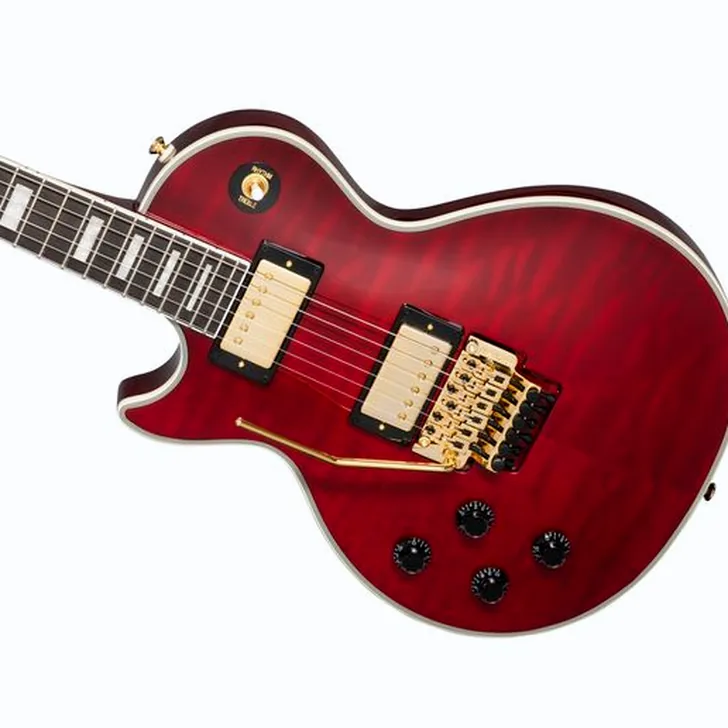 Elektrische gitaar review Epiphone Alex Lifeson LP Custom A LH