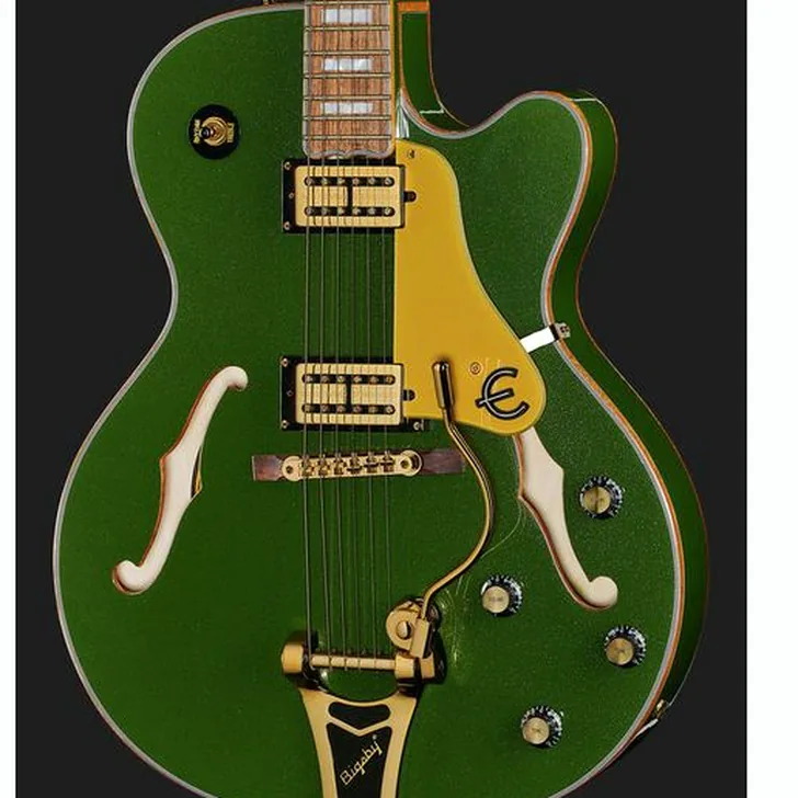 Elektrische gitaar review Epiphone Emperor Swingster Forest Green