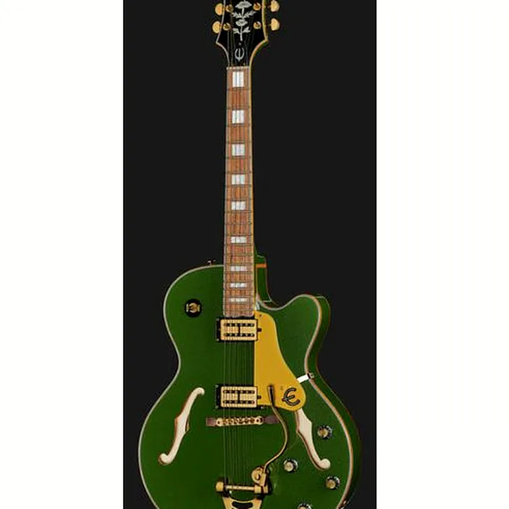 Elektrische gitaar review Epiphone Emperor Swingster Forest Green