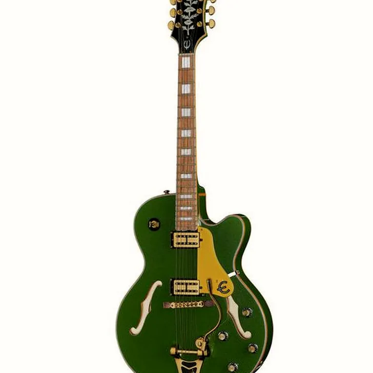 Elektrische gitaar review Epiphone Emperor Swingster Forest Green