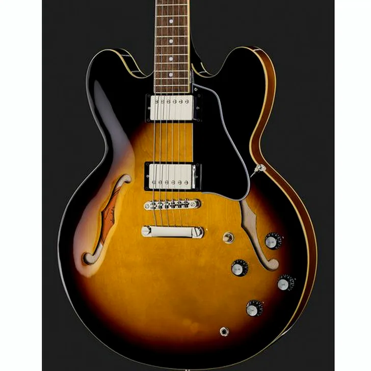 Elektrische gitaar review Epiphone ES-335 Vintage Sunburst