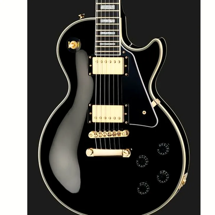 Elektrische gitaar review Epiphone Les Paul Custom Ebony