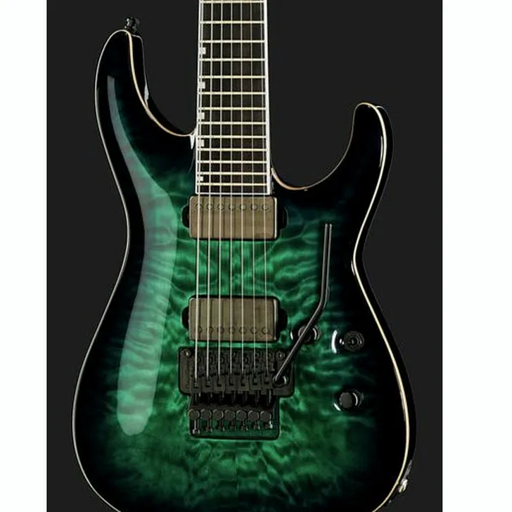 Elektrische gitaar review ESP E-II Horizon FR-7 QM BTB