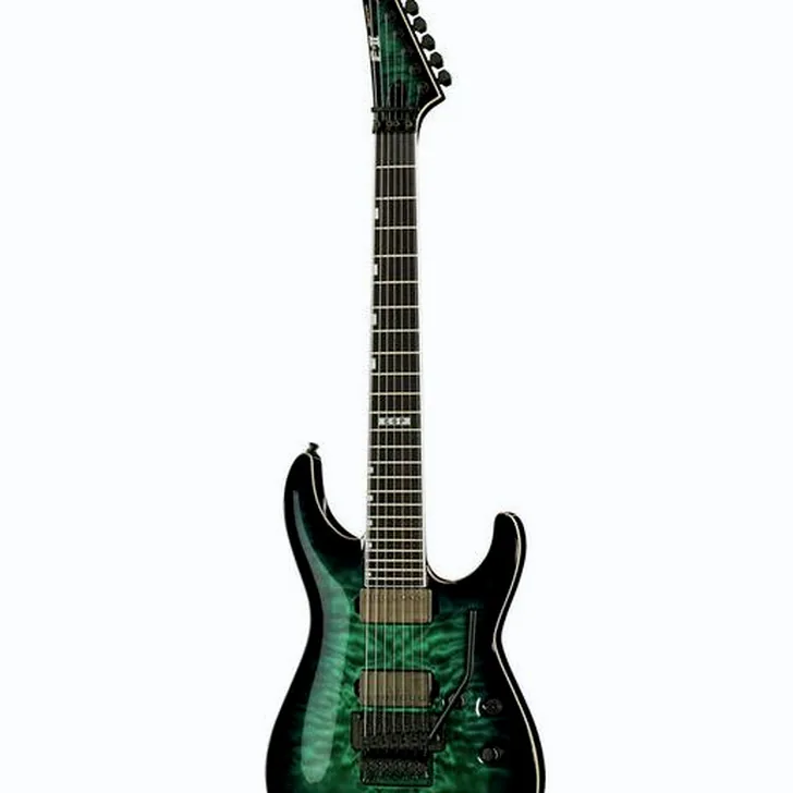 Elektrische gitaar review ESP E-II Horizon FR-7 QM BTB