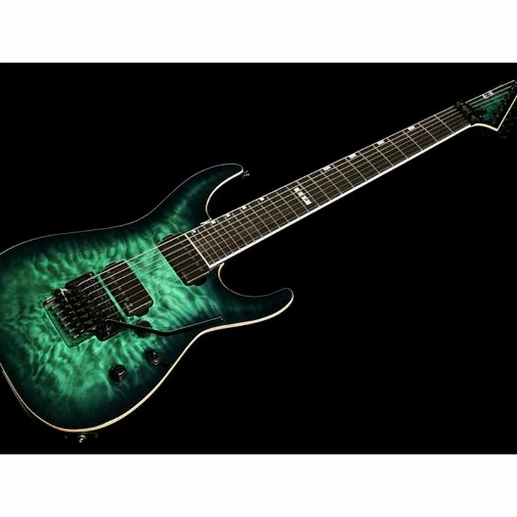 Elektrische gitaar review ESP E-II Horizon FR-7 QM BTB