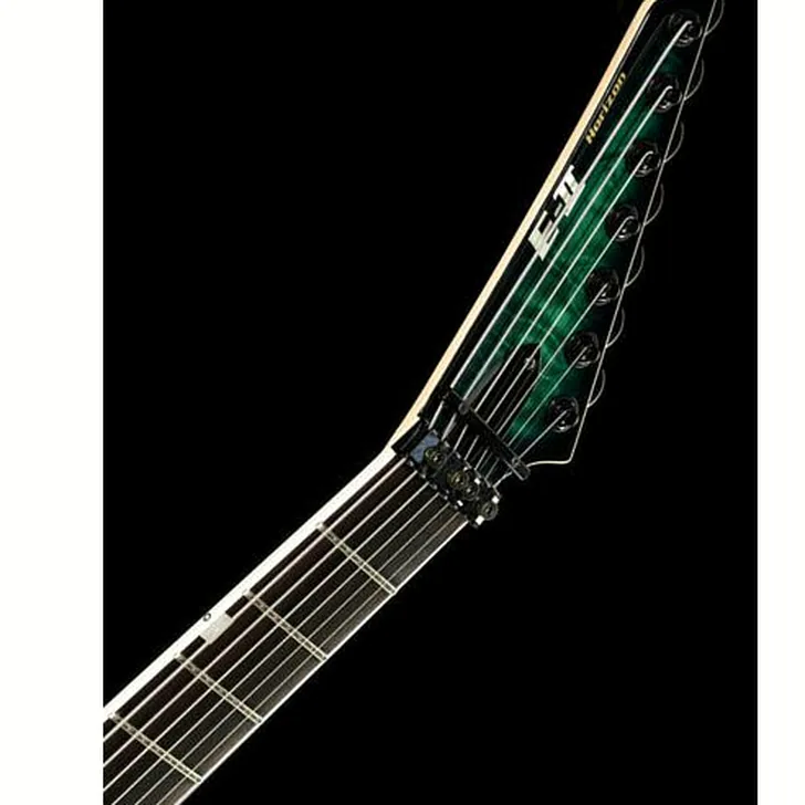 Elektrische gitaar review ESP E-II Horizon FR-7 QM BTB