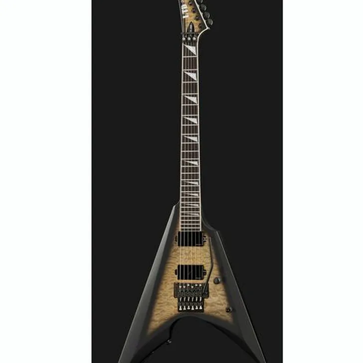 Elektrische gitaar review ESP LTD Arrow-1000 Charcoal Burst