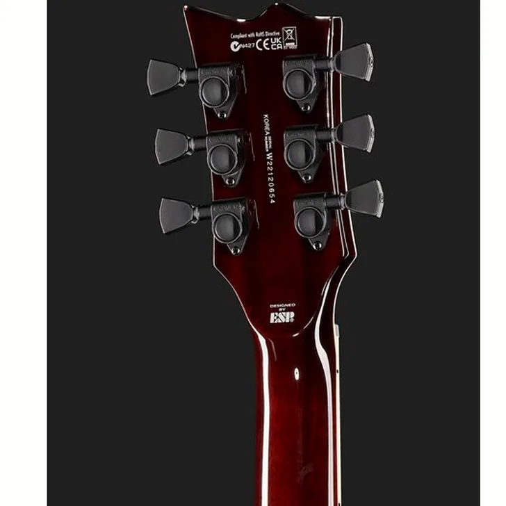 Elektrische gitaar review ESP LTD EC-1000ET QM DBSB