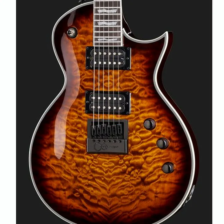 Elektrische gitaar review ESP LTD EC-1000ET QM DBSB