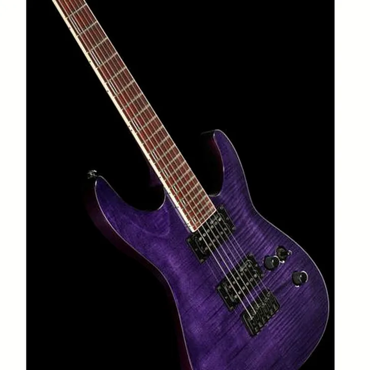 Elektrische gitaar review ESP LTD H-200FM See Thru Purple