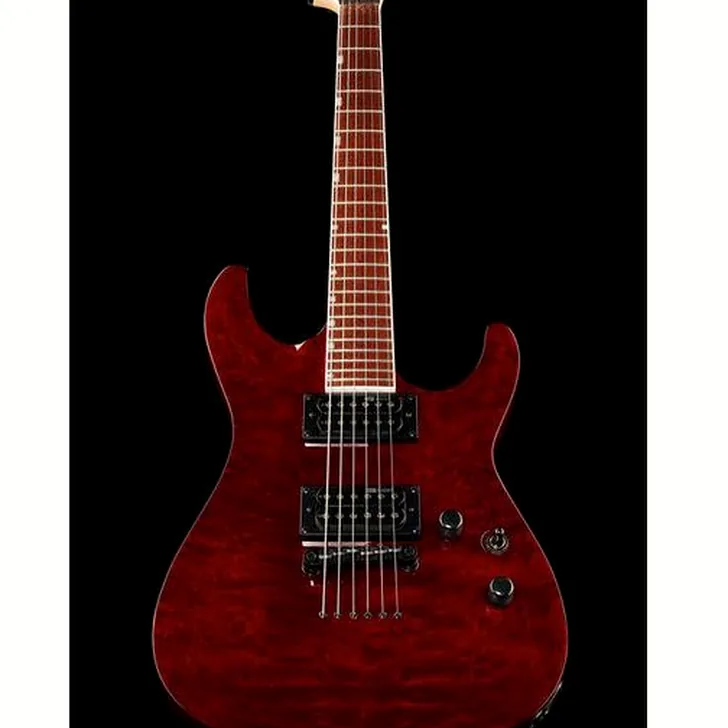 Elektrische gitaar review ESP LTD MH-200QM NT STBC