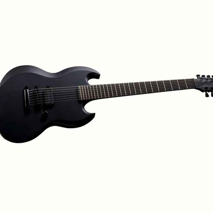 Elektrische gitaar review ESP LTD VP-7 Baritone Black Metal