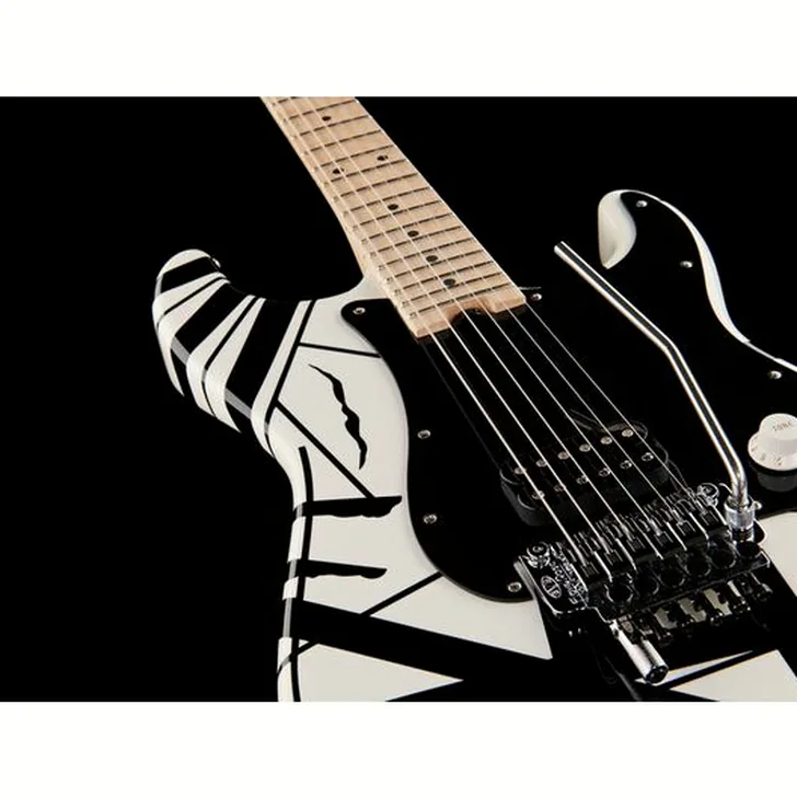 Elektrische gitaar review Evh Stripe White