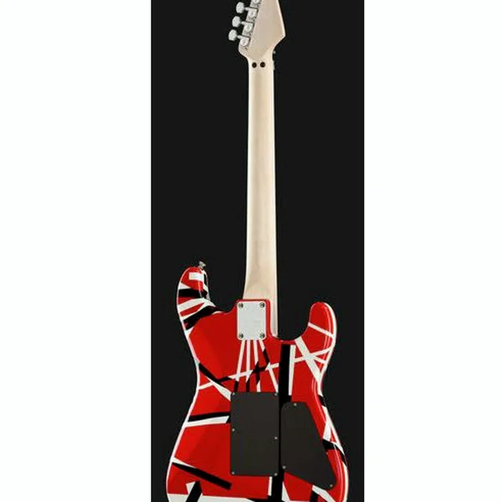 Elektrische gitaar review Evh Striped LH RBWS