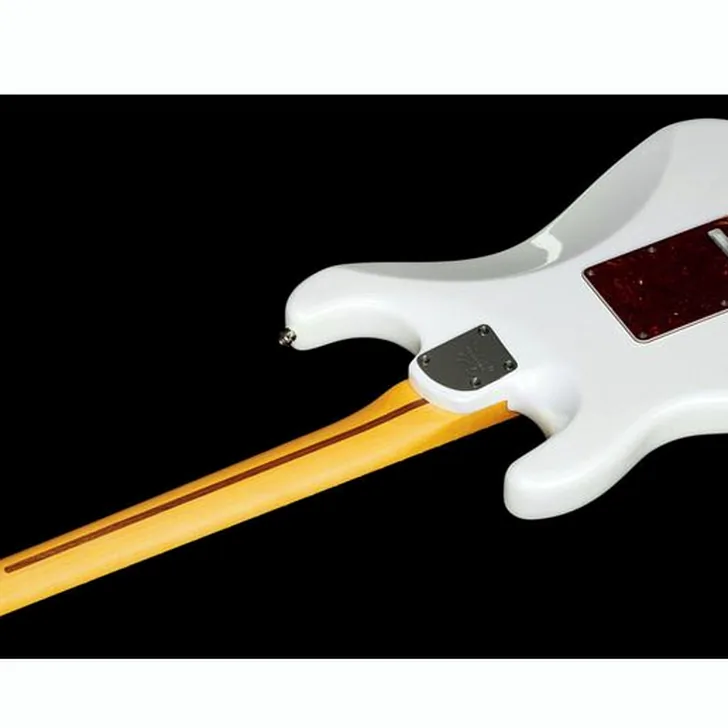 Elektrische gitaar review Fender AM Ultra Strat MN HSS A. Pearl