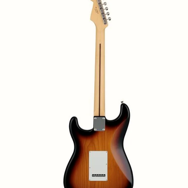 Elektrische gitaar review Fender Hybrid II Strat HSS MN 3TS