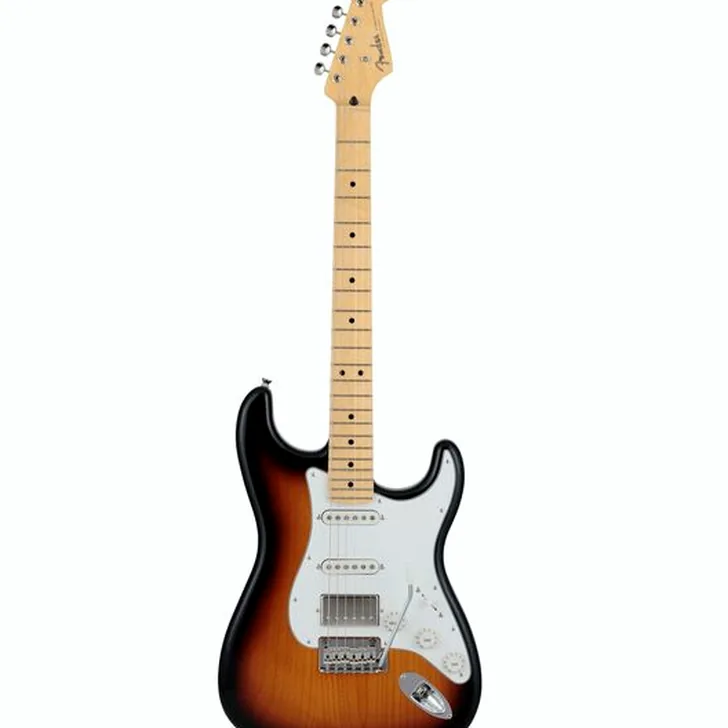 Elektrische gitaar review Fender Hybrid II Strat HSS MN 3TS