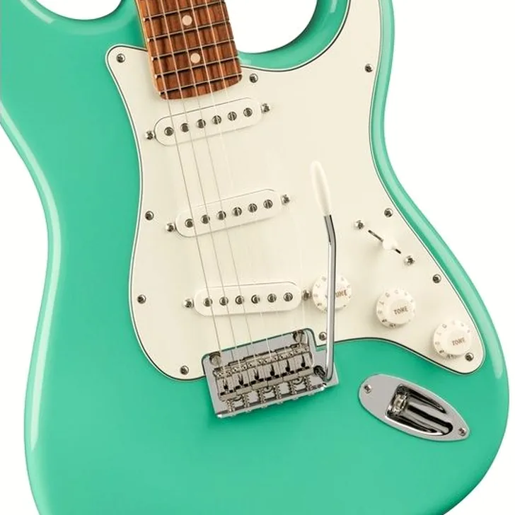 Elektrische gitaar review Fender Player Stratocaster PF SFG