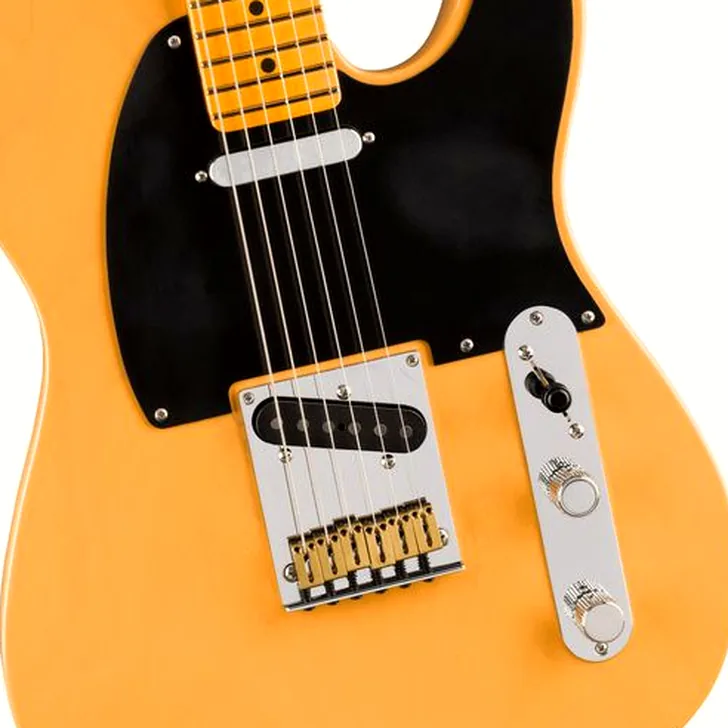 Elektrische gitaar review Fender Ultra Luxe 50s Tele MN BTB