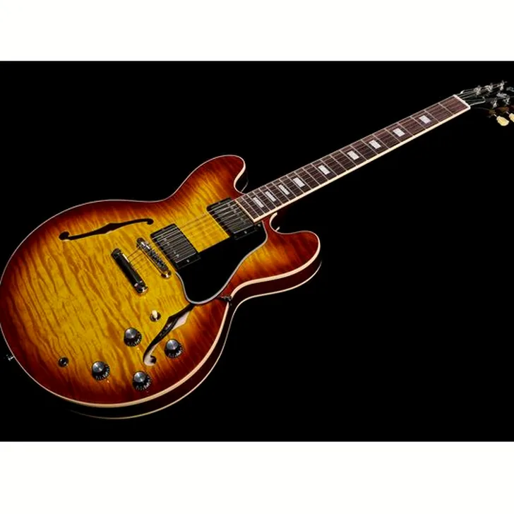 Elektrische gitaar review Gibson ES-335 Figured Iced Tea