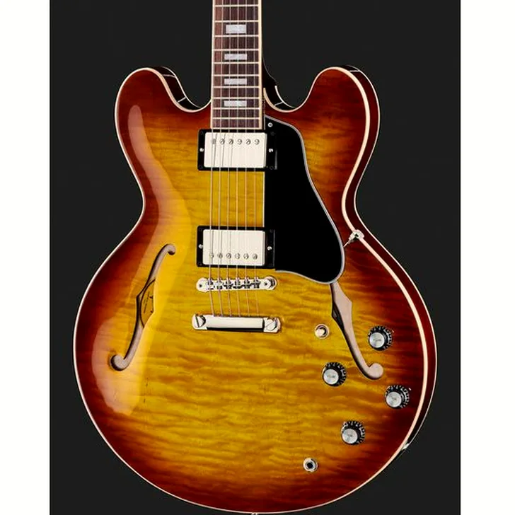 Elektrische gitaar review Gibson ES-335 Figured Iced Tea