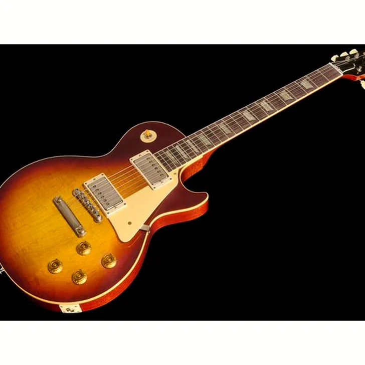 Elektrische gitaar review Gibson Les Paul 58 Bourbon Burst VOS