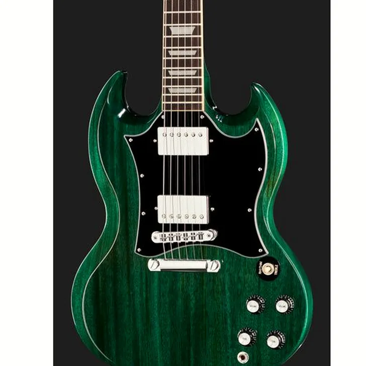 Elektrische gitaar review Gibson SG Standard Trans. Teal