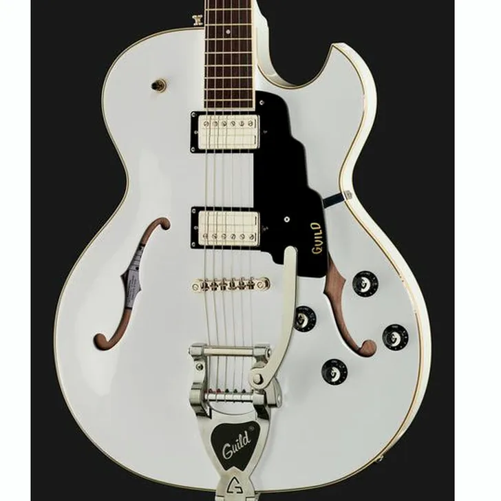 Elektrische gitaar review Guild Starfire I SC Snowcrest White
