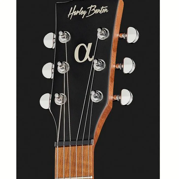 Elektrische gitaar review Harley Benton Aeolus Frost Flame
