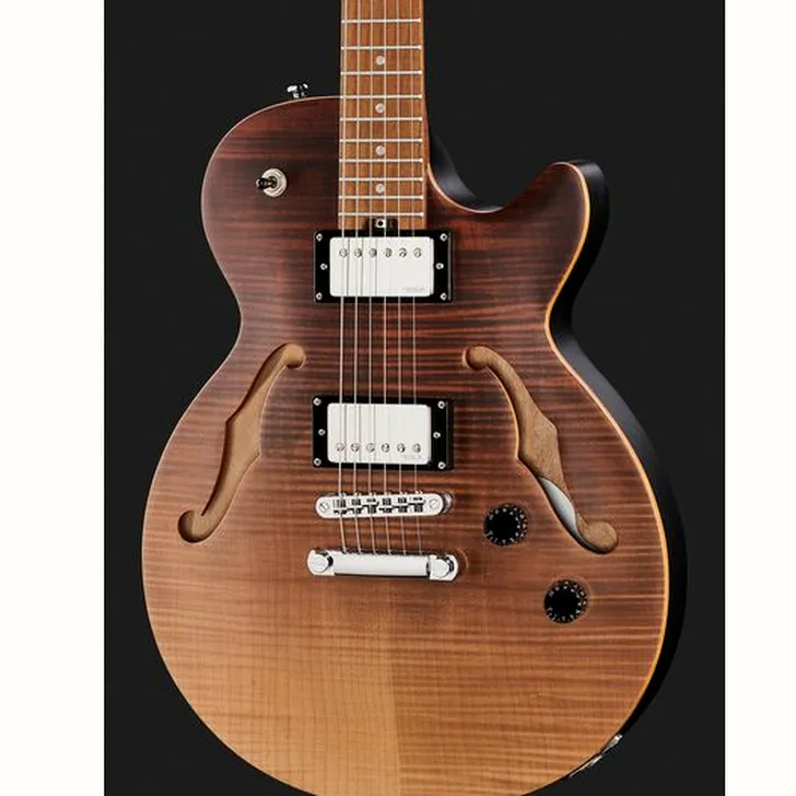 Elektrische gitaar review Harley Benton Aeolus Frost Flame