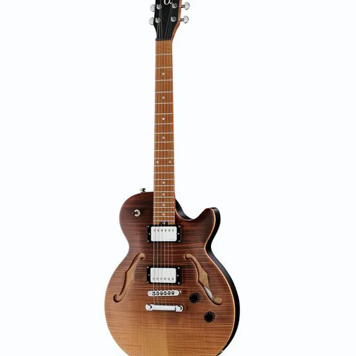 Elektrische gitaar review Harley Benton Aeolus Frost Flame