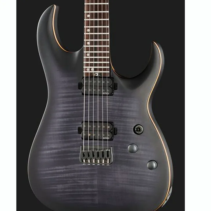 Elektrische gitaar review Harley Benton Amarok-6 BKNT Flame Burst