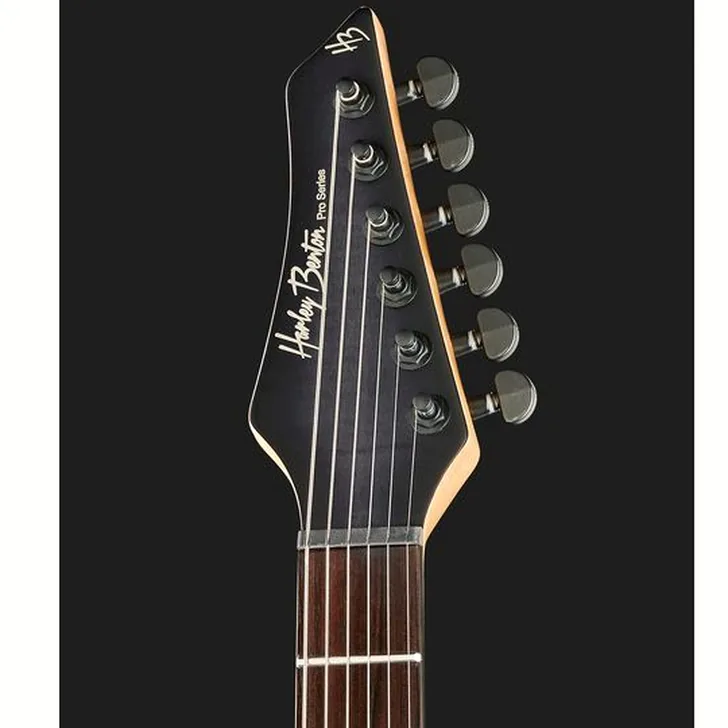 Elektrische gitaar review Harley Benton Amarok-6 BKNT Flame Burst