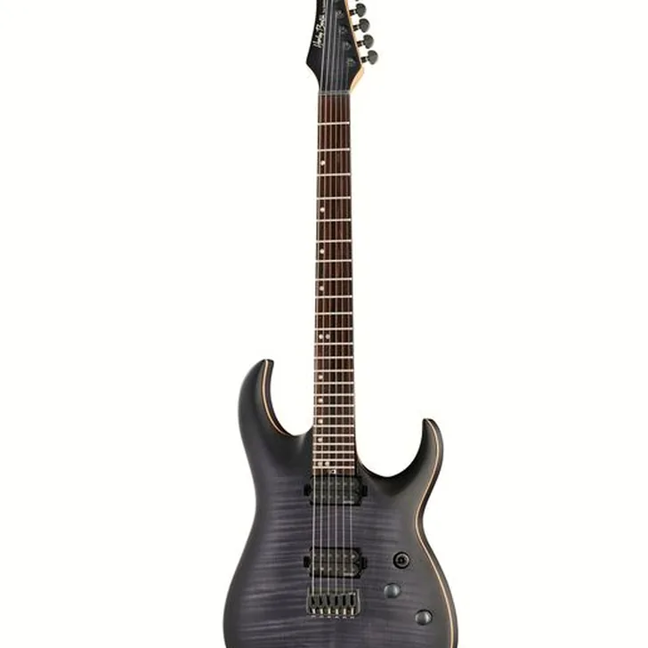Elektrische gitaar review Harley Benton Amarok-6 BKNT Flame Burst