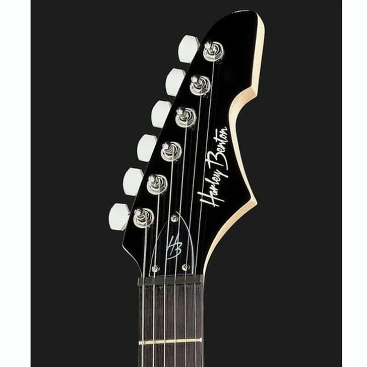 Elektrische gitaar review Harley Benton BS-20BK Rock Series