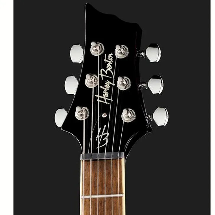 Elektrische gitaar review Harley Benton CST-24 Purple Burst