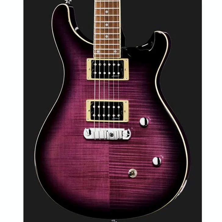 Elektrische gitaar review Harley Benton CST-24 Purple Burst
